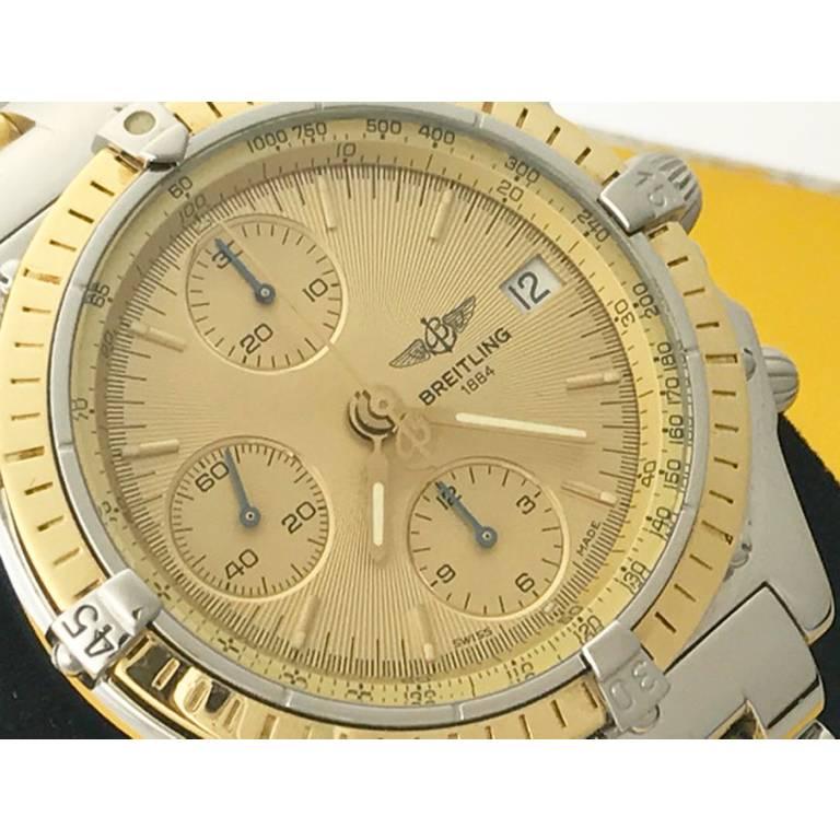 Breitling Stainless Steel Chronomat Automatic Wristwatch Ref D13048 In Stock 1