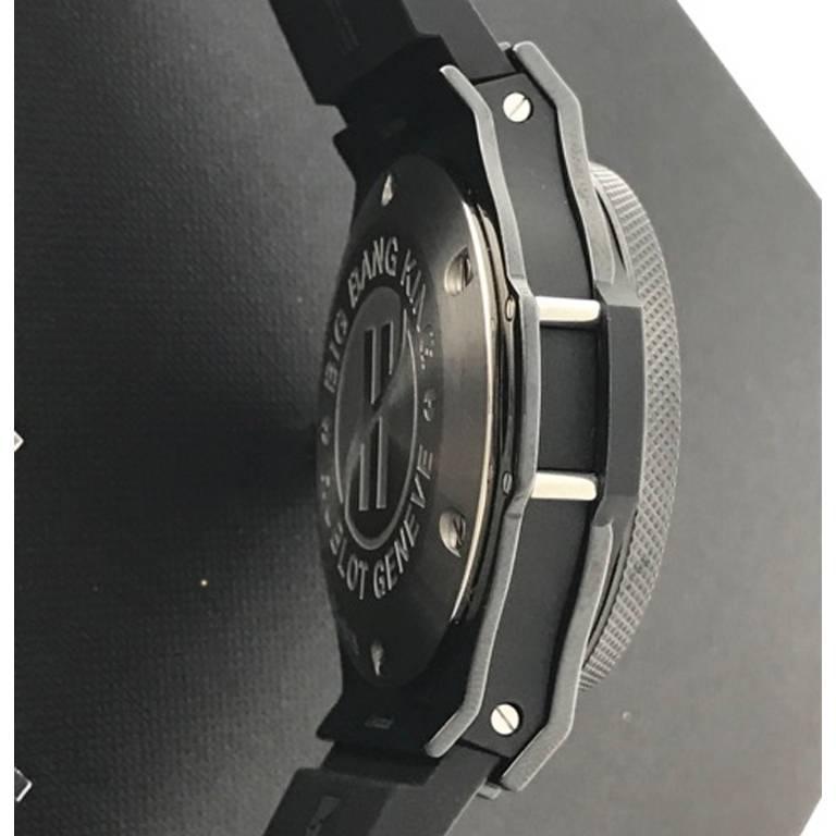 Hublot Stainless Steel Big Bang King Black Magic Automatic Wristwatch For Sale 2