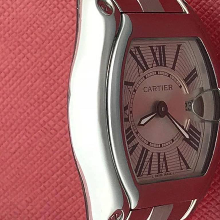 Cartier Ladies Stainless Steel Roadster Quartz Wristwatch 1