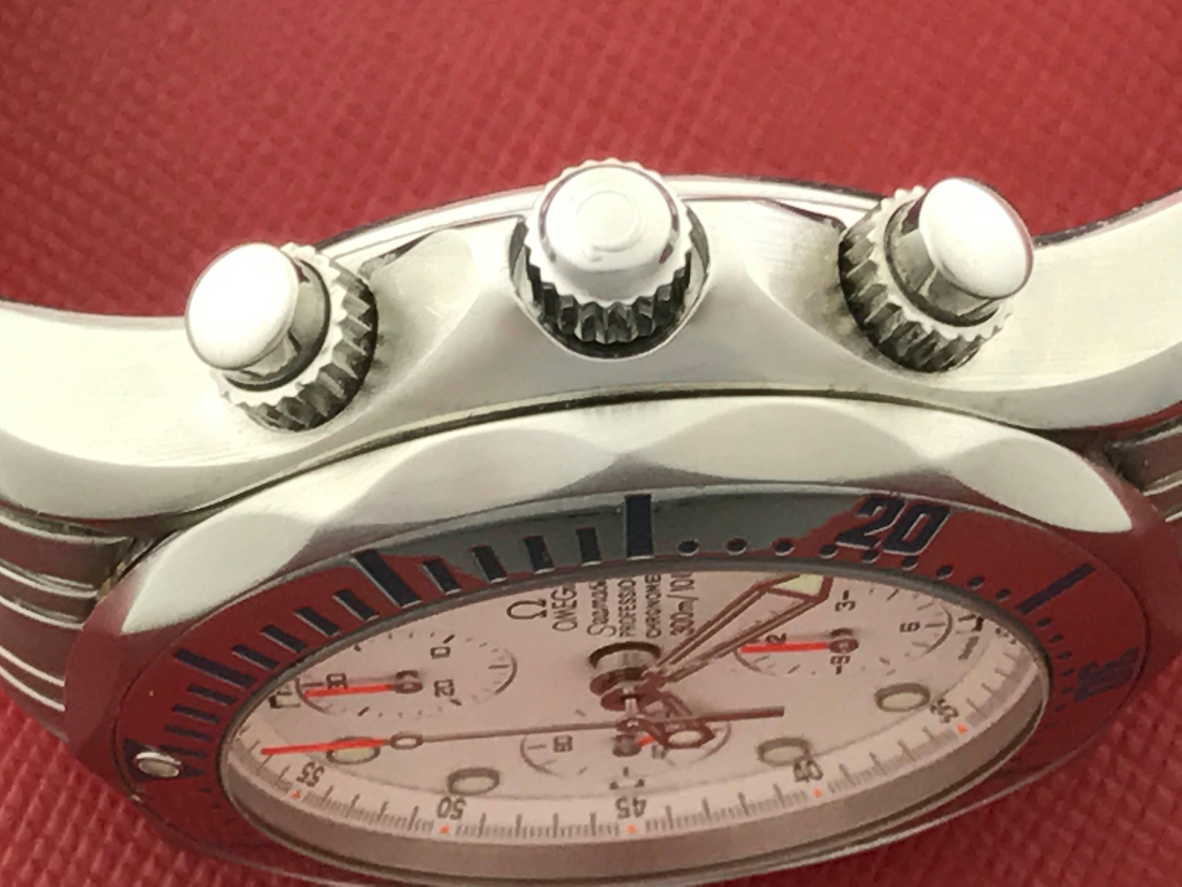Omega Stainless Steel Seamaster Professional Chronograph automatic Wristwatch In New Condition In Dallas, TX