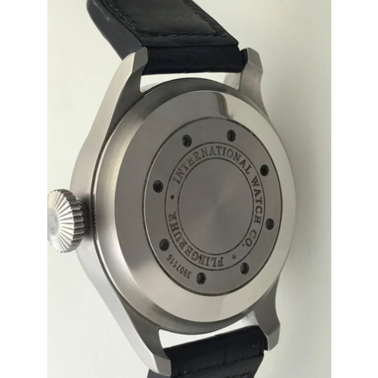 IWC Stainless Steel Big Pilot Seven Day Power Reserve Wristwatch Ref 5009-01 2