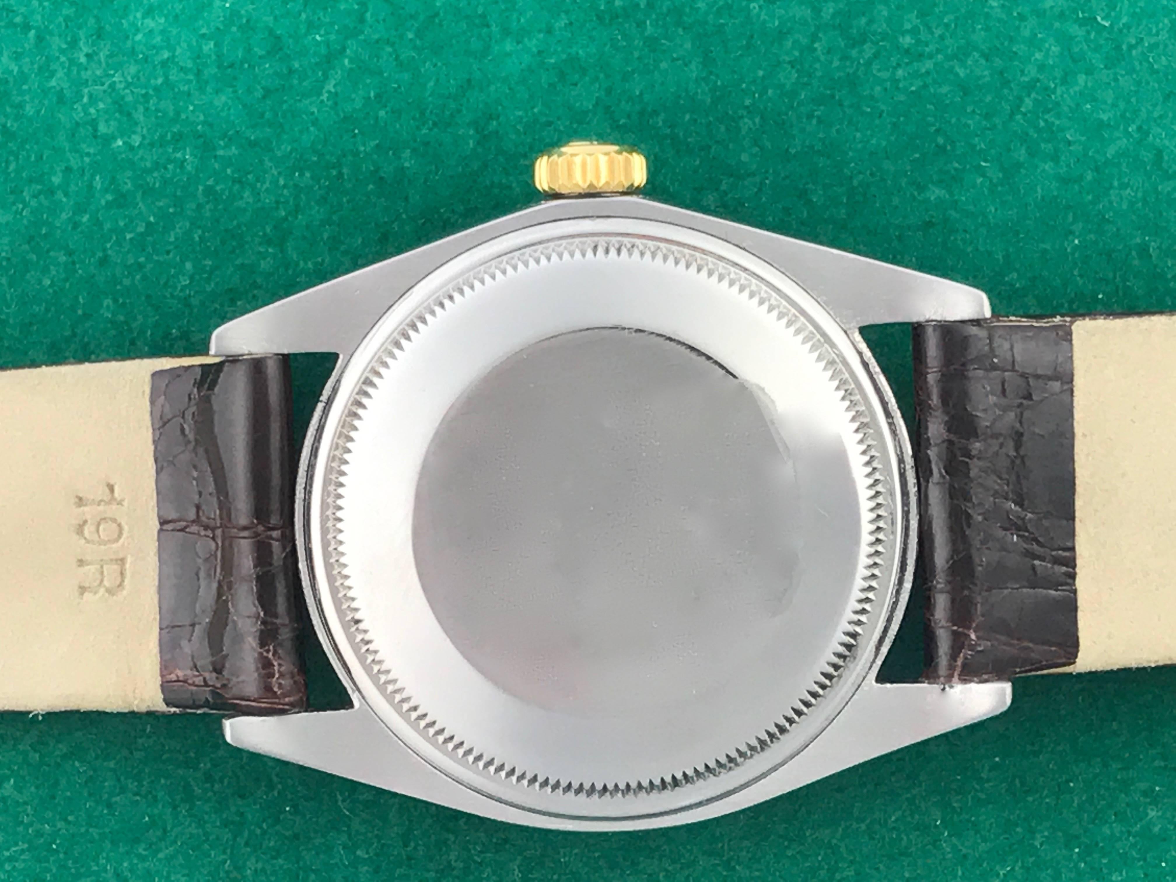 Rolex Yellow Gold Date Automatic Wristwatch Ref 1500 1