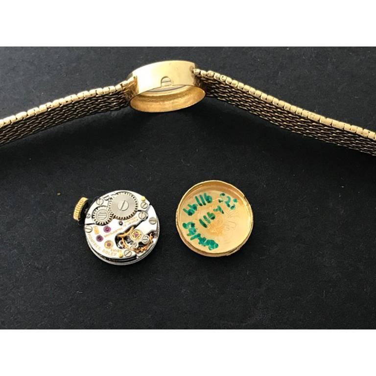 Contemporary Rolex Ladies Yellow Gold Vintage Manual Wristwatch Ref 9656