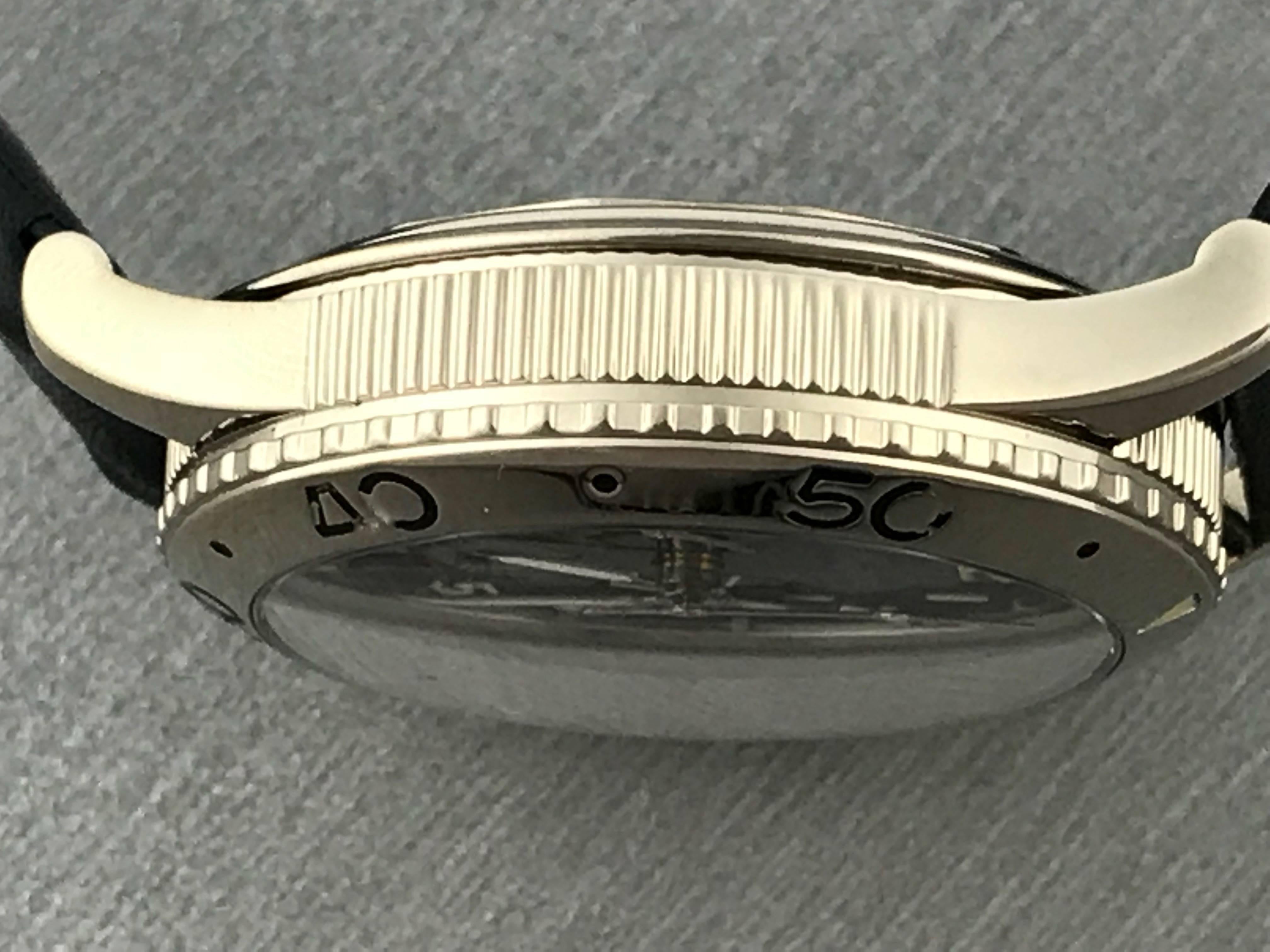 Breguet White Gold Transatlantic Chronograph automatic Wristwatch  1