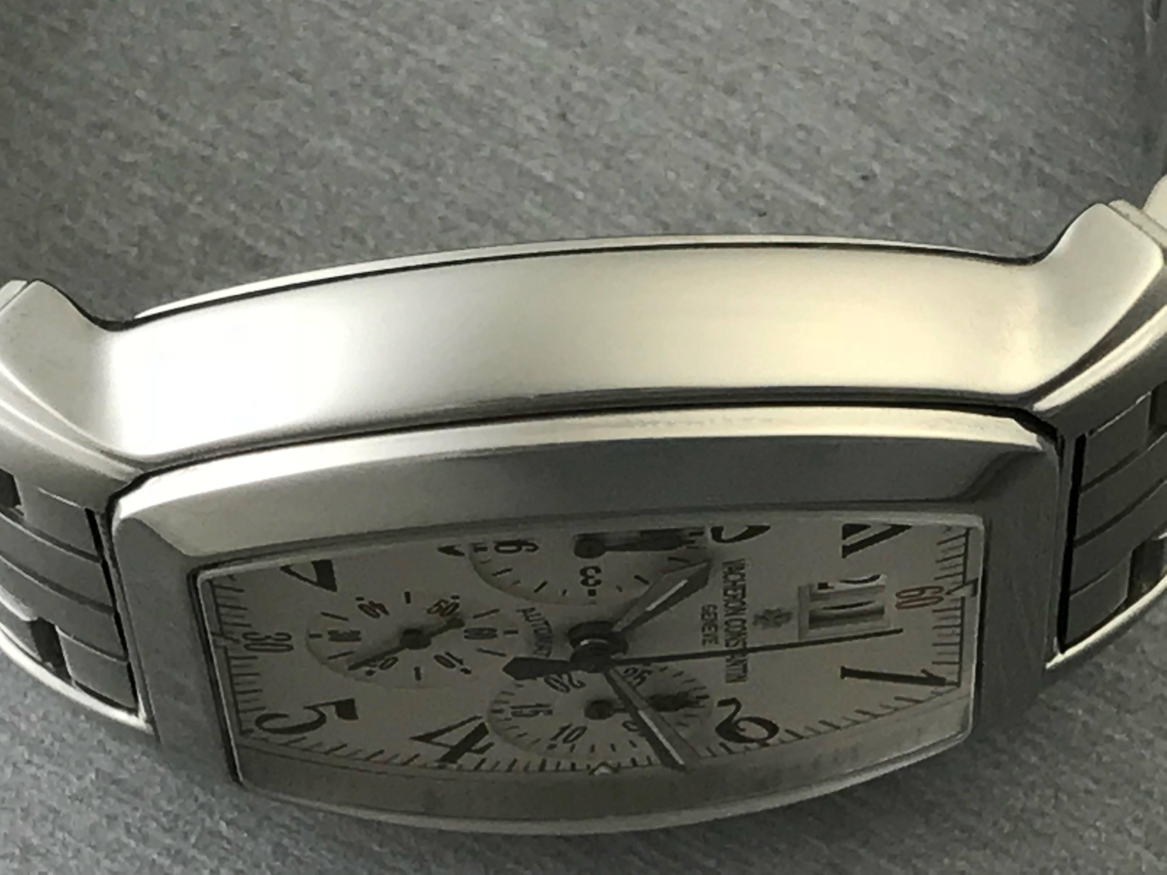 Women's or Men's Vacheron Constantin Royal Eagle Stainless Steel Chronograph Automatic Wristwatch