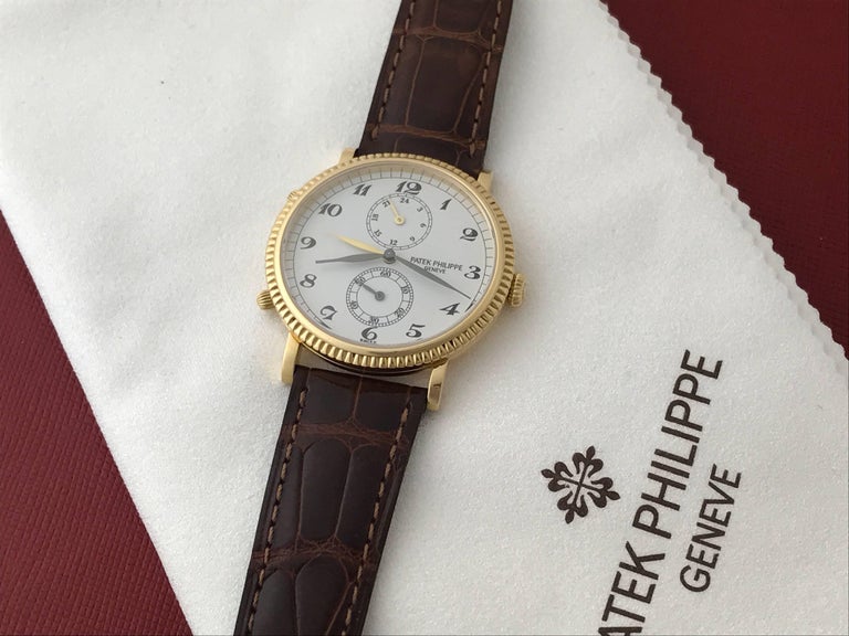 Patek Philippe Yellow Gold Travel Time Manual Wind Wristwatch at ...