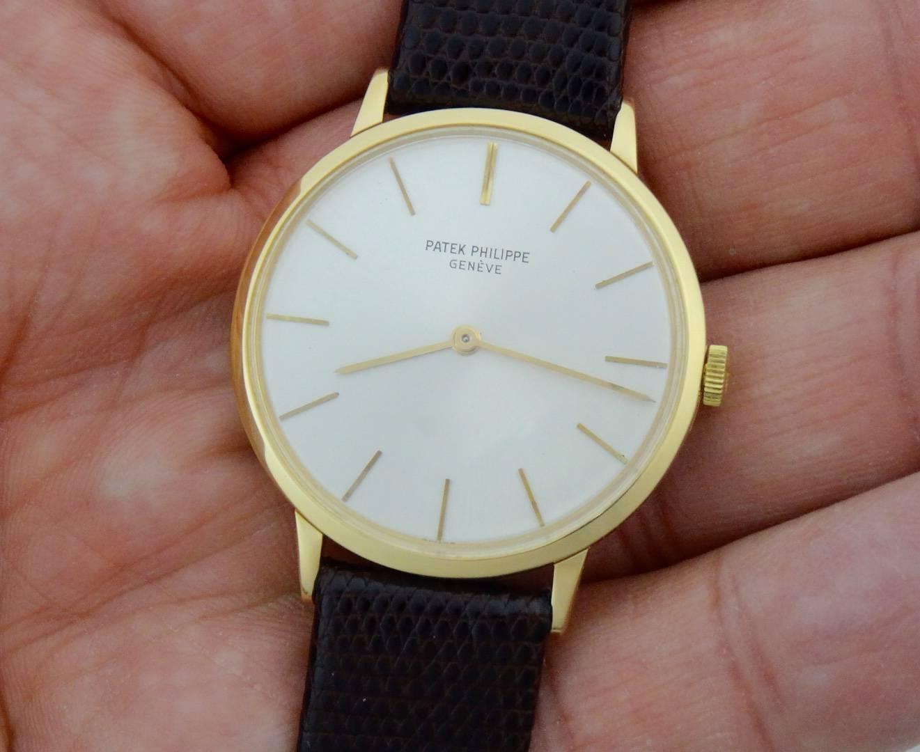 Men's Patek Philippe Yellow Gold Manual Wristwatch Ref 3468