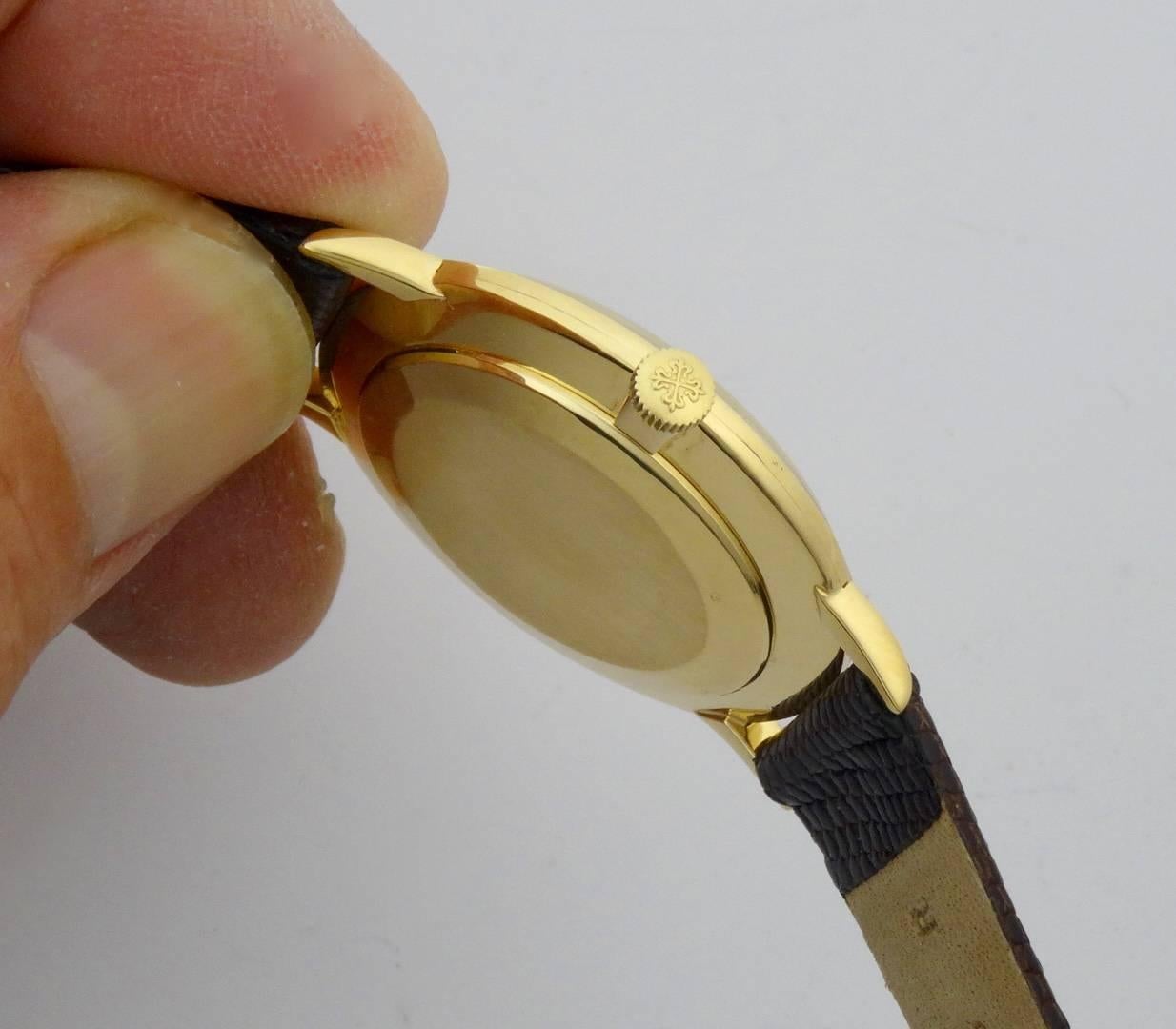Patek Philippe Yellow Gold Manual Wristwatch Ref 3468 1