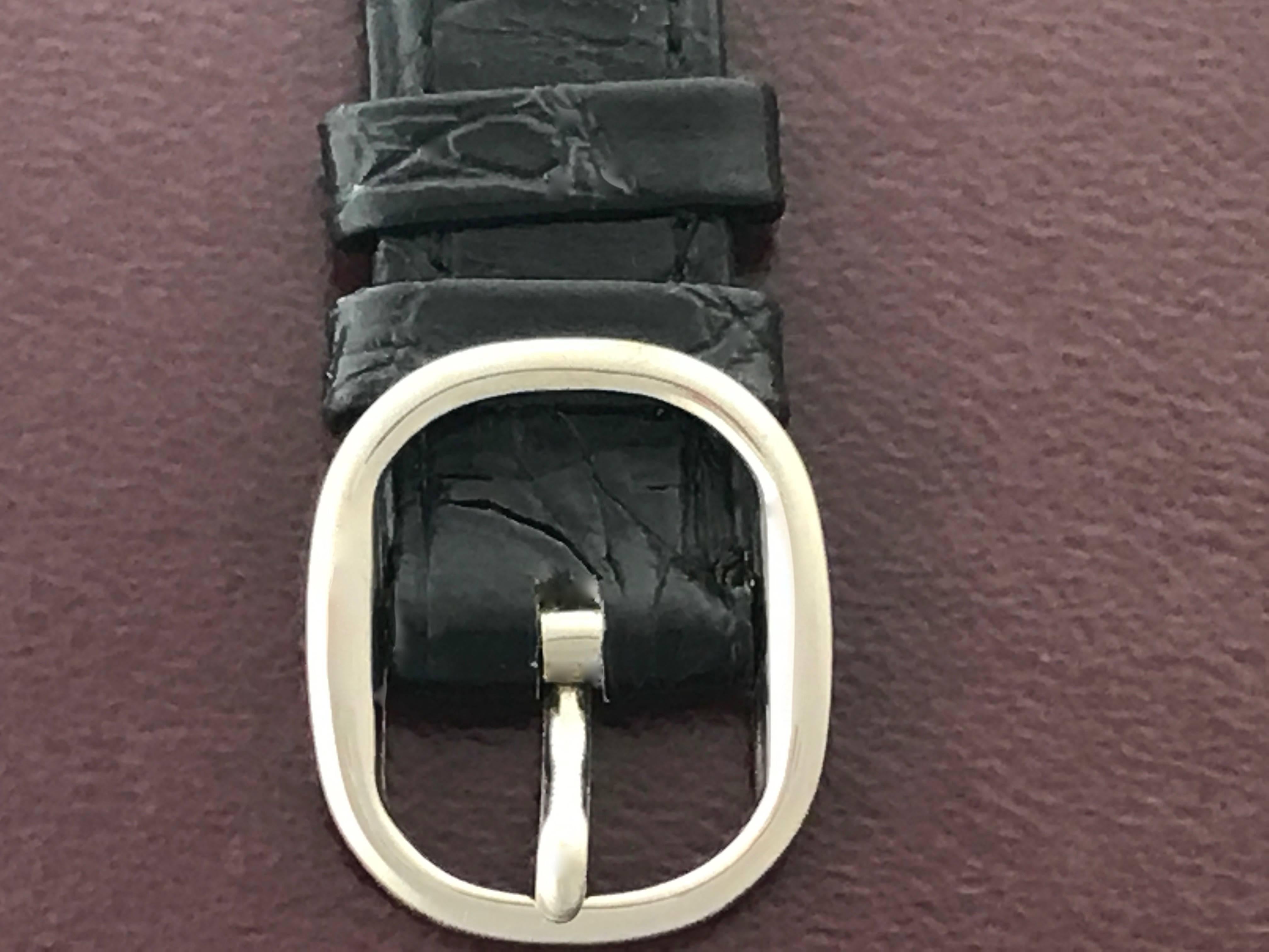 Patek Philippe White Gold Ellipse Quartz Wristwatch Ref 3838 In New Condition In Dallas, TX