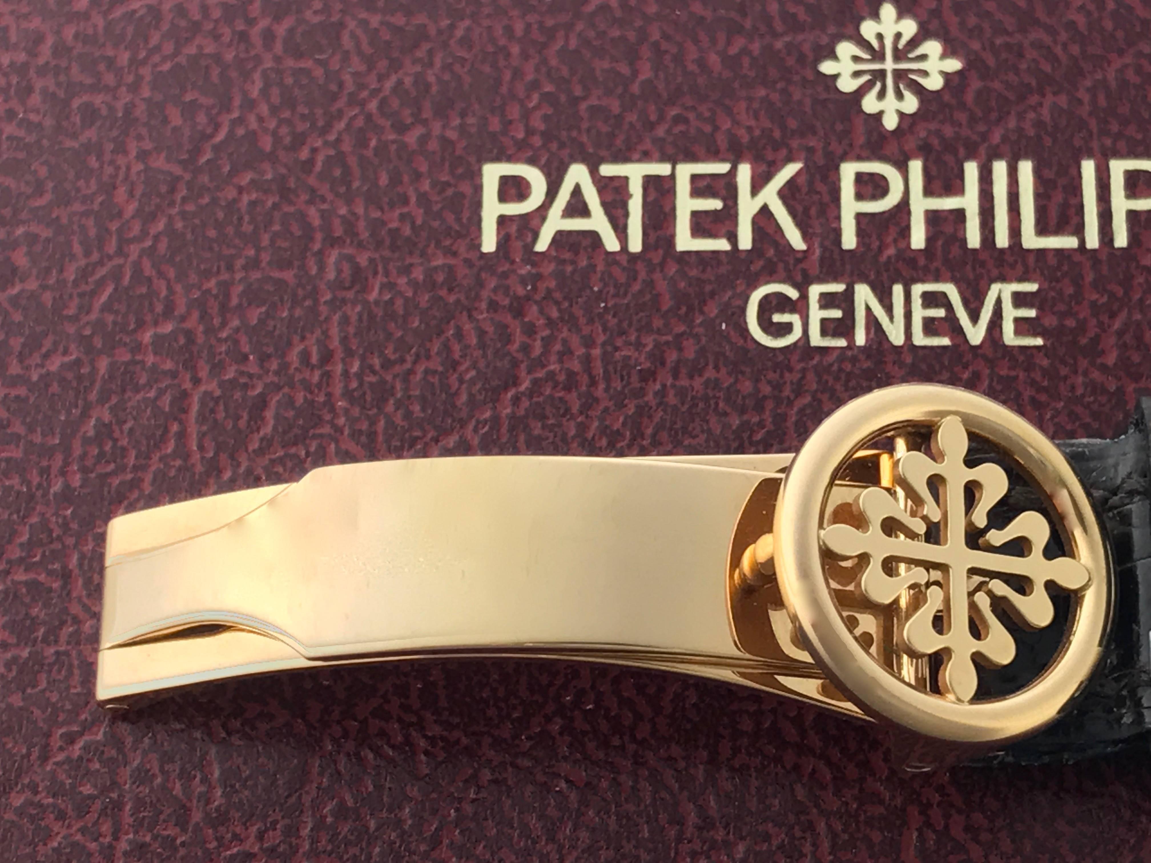 Patek Philippe Rose Gold Moonphase Automatic Wristwatch 3