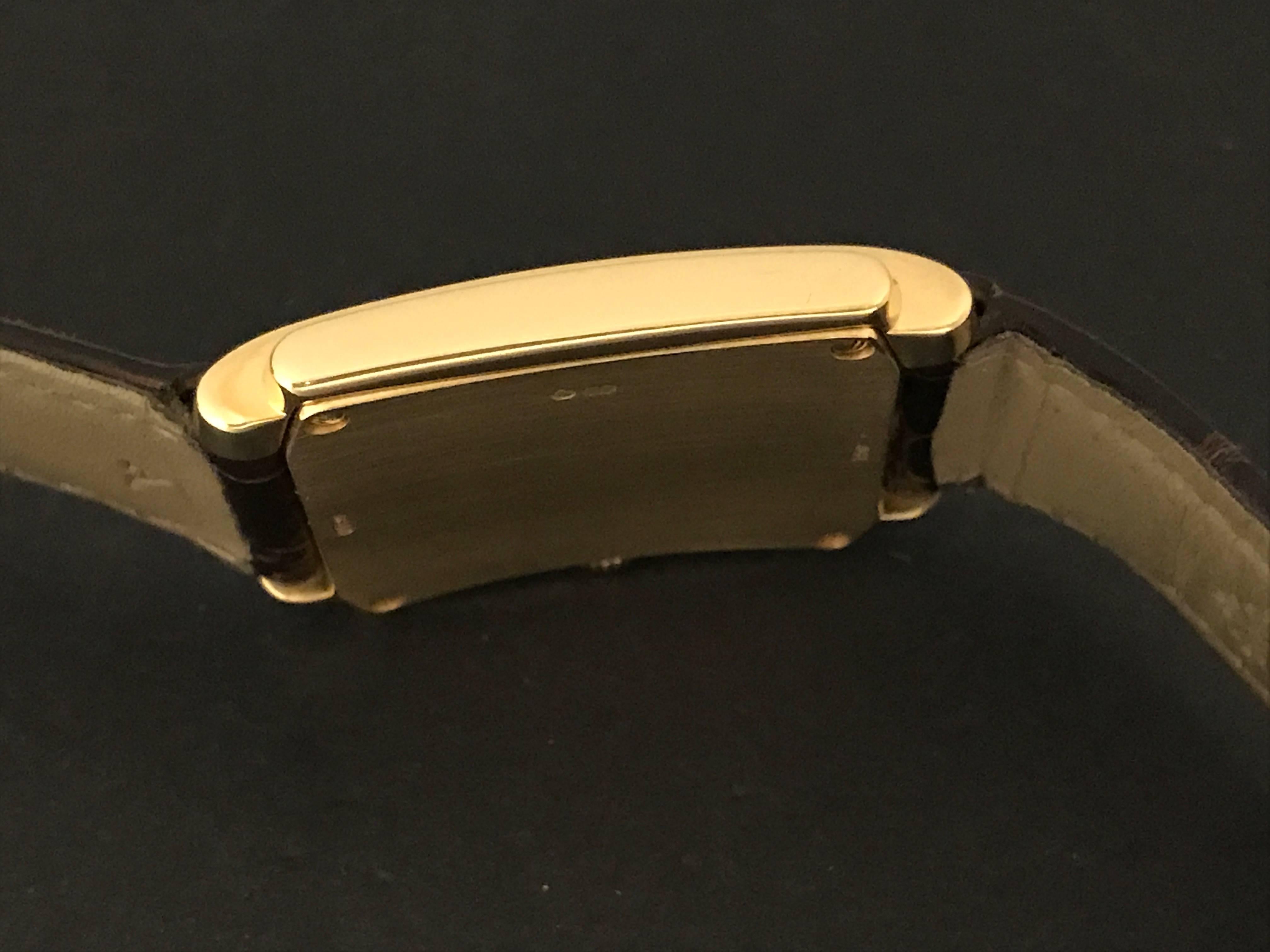 Men's Patek Philippe Yellow Gold Gondolo Manual Wind Wristwatch Ref 5024J