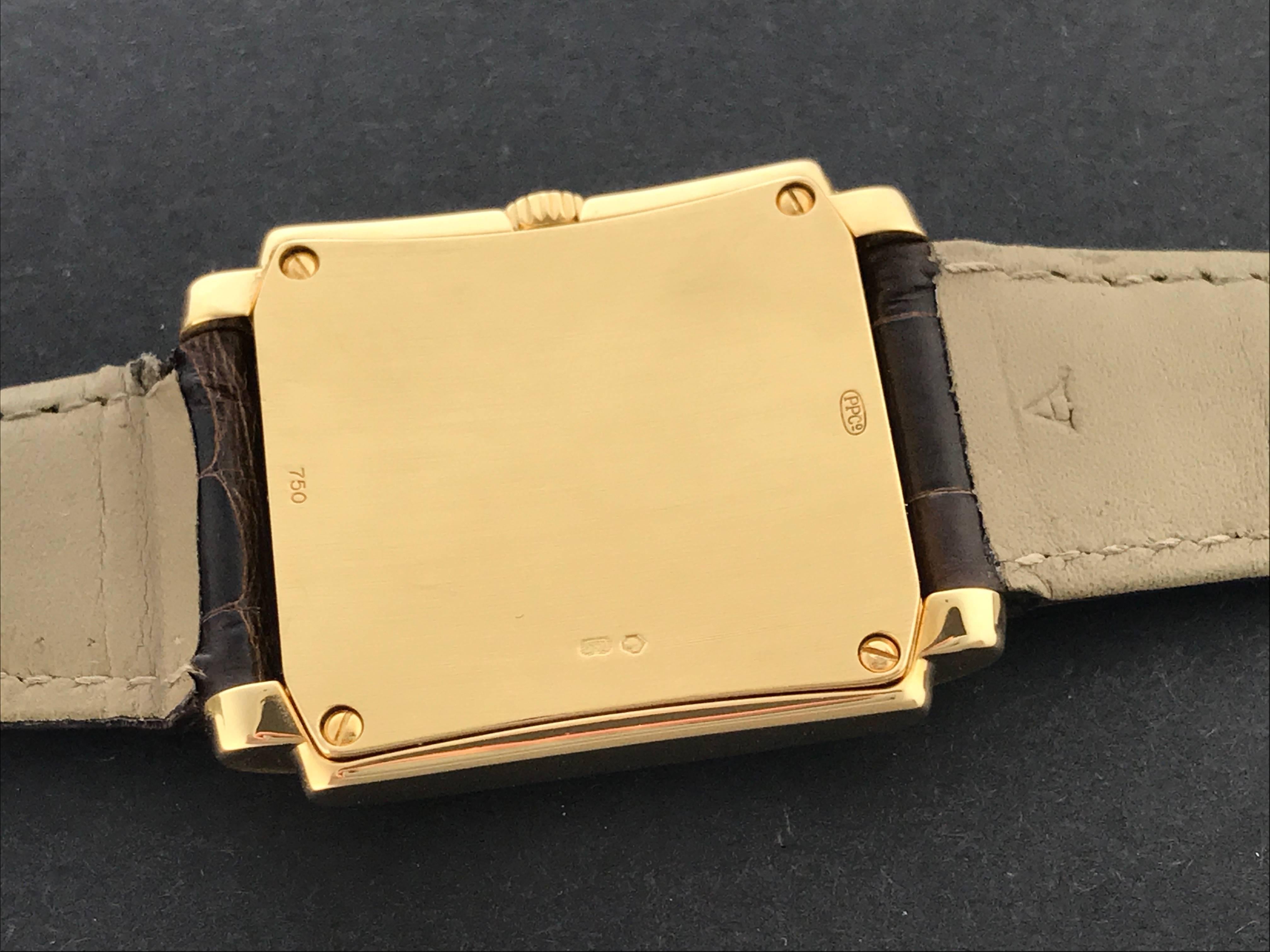 Patek Philippe Yellow Gold Gondolo Manual Wind Wristwatch Ref 5024J 1