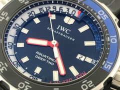 IWC Stainless Steel Aquatimer Deep Two Wristwatch Ref IW354702