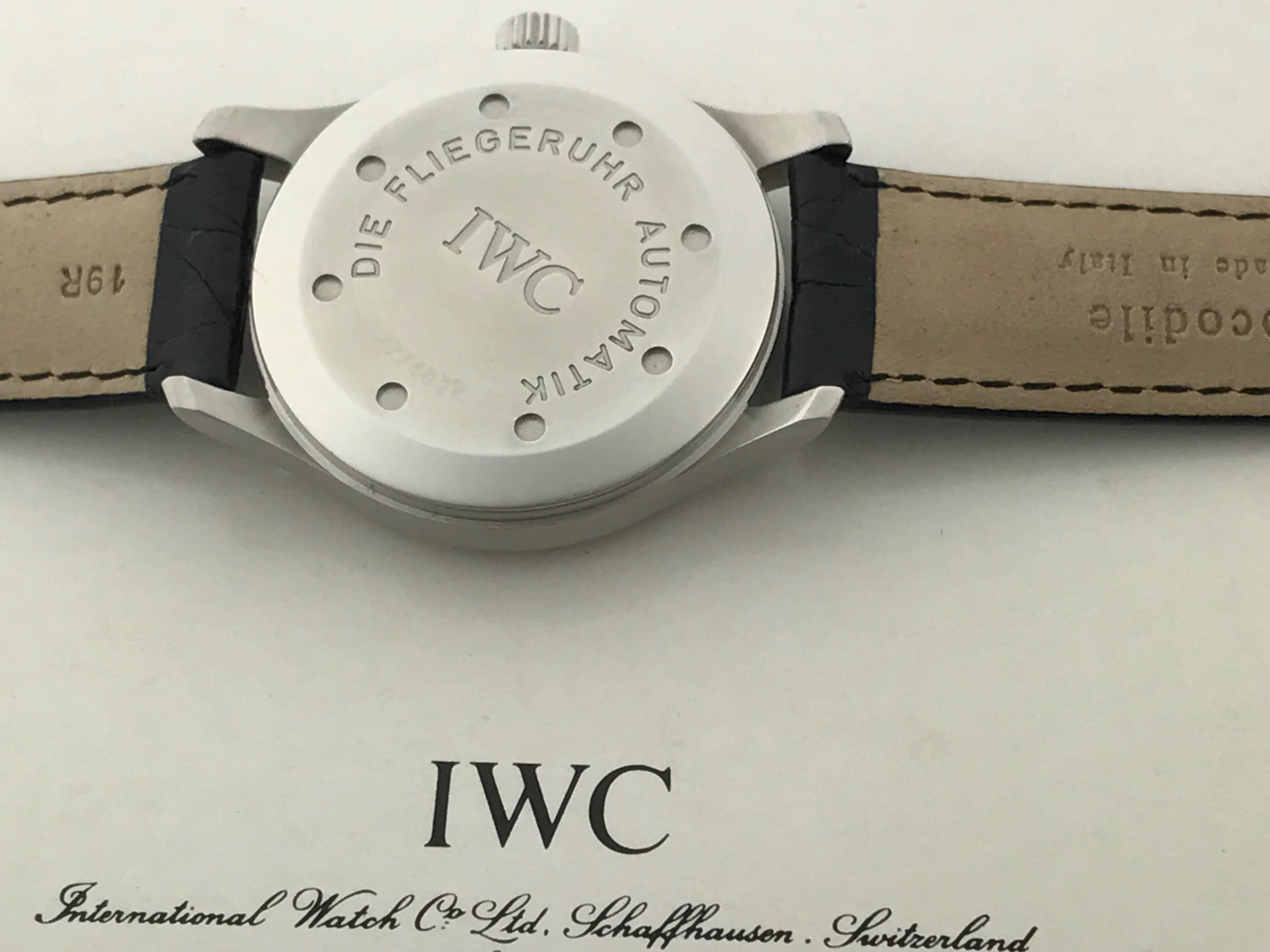 Montre-bracelet automatique IWC Mark XV en acier inoxydable Réf. 3253,001  1