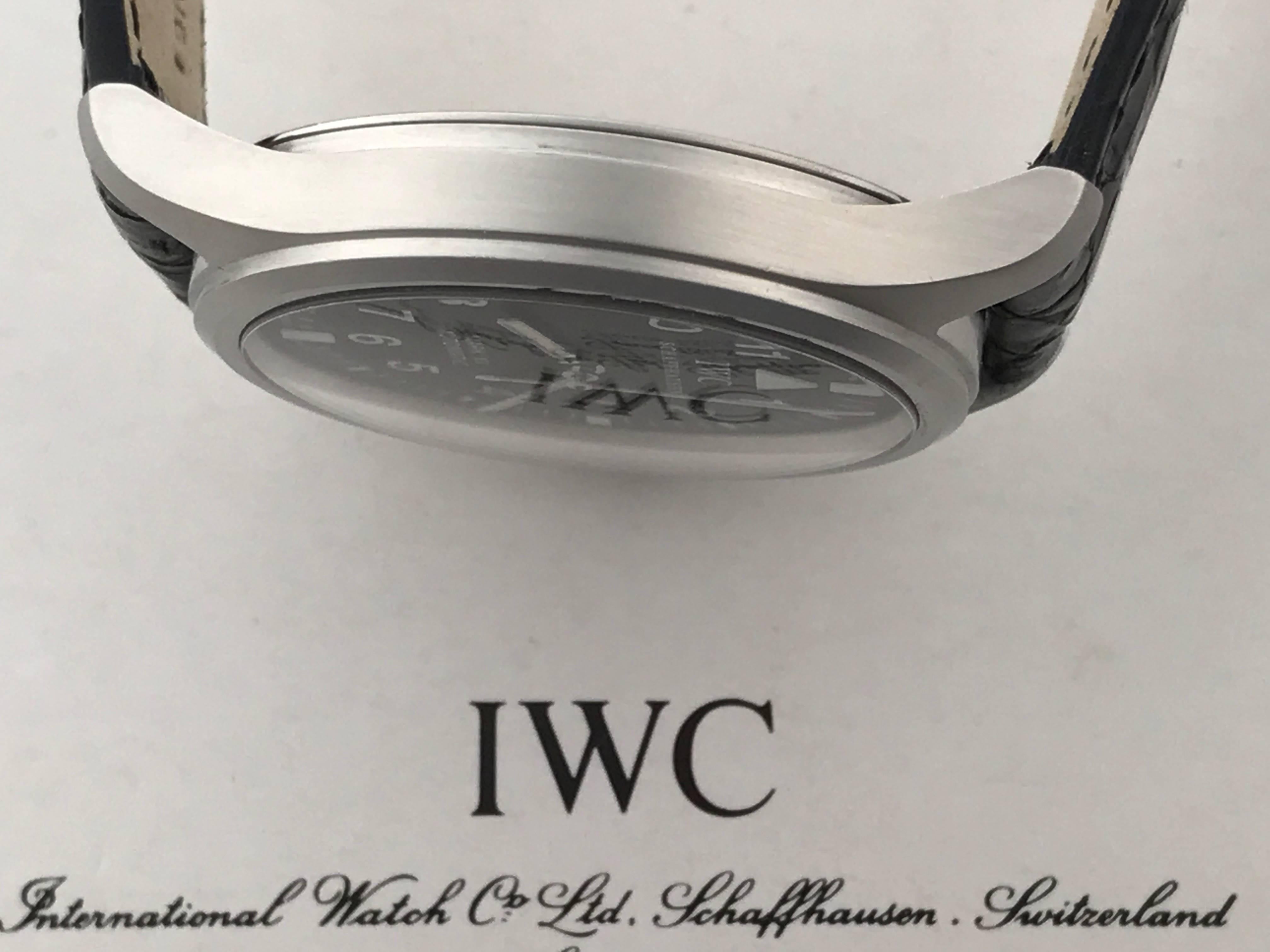  Montre-bracelet automatique IWC Mark XV en acier inoxydable Réf. 3253,001  Pour hommes 