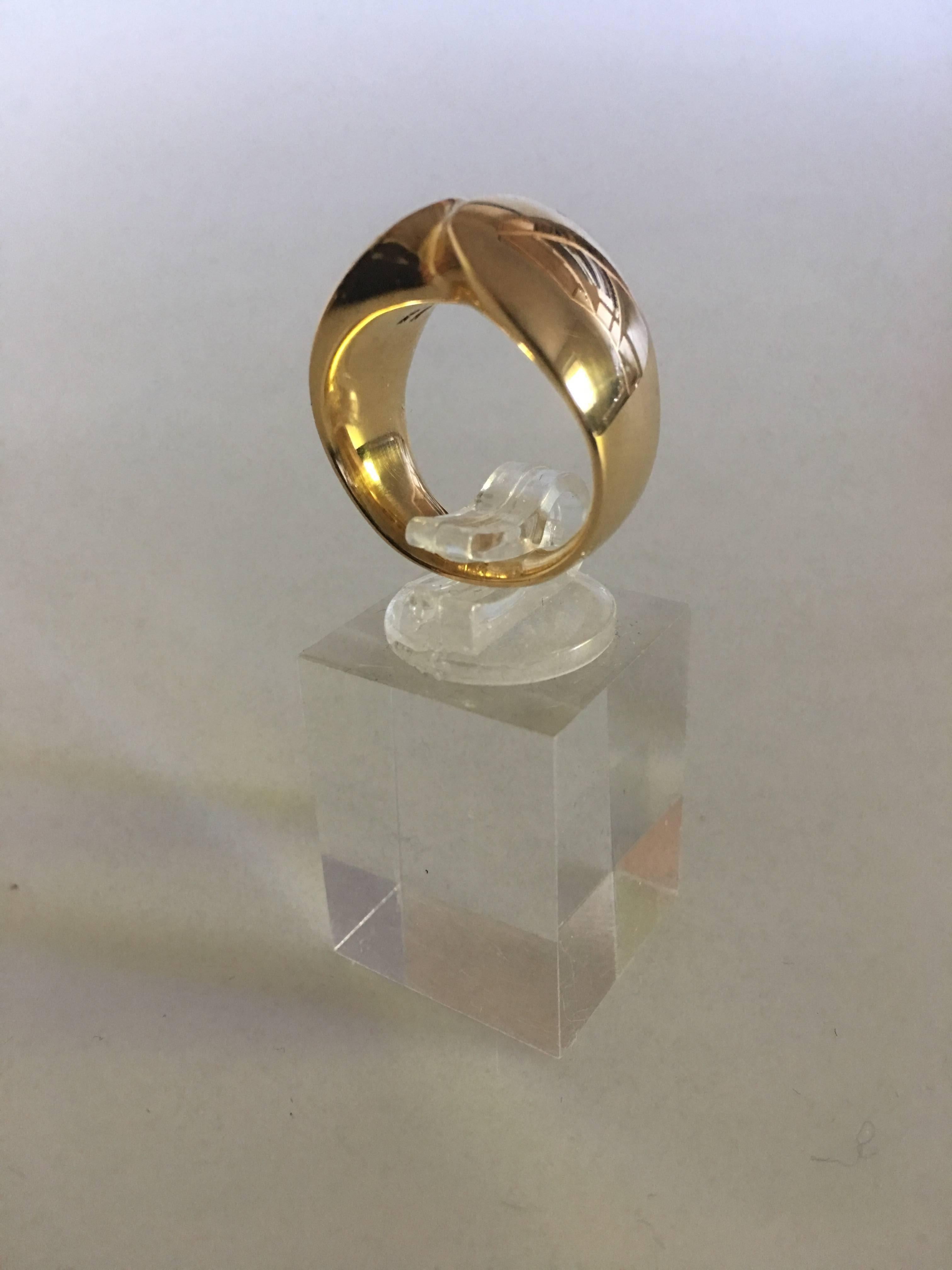 Women's Georg Jensen 18 Karat Gold Nanna Ditzel Ring