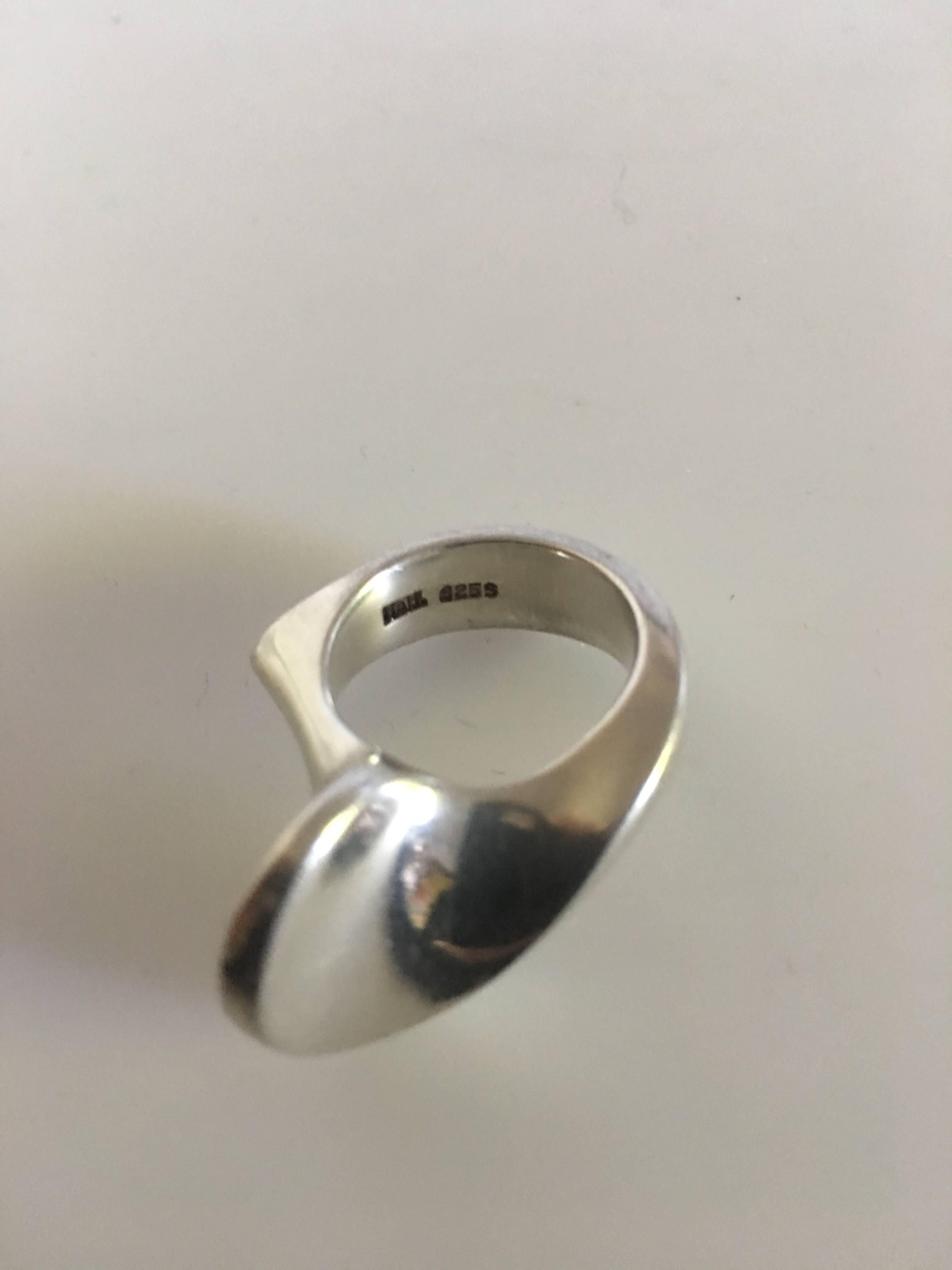 Hans Hansen Sterling Silver Ring For Sale 1