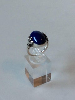 Georg Jensen Sterling Silber Ring mit Lapislazuli Nr. 51
