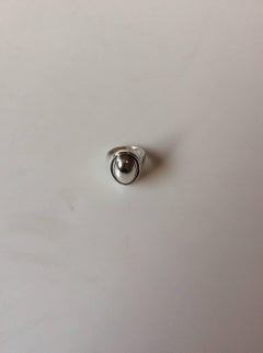 Georg Jensen Sterling Silver Ring with Silver Stone No. 46