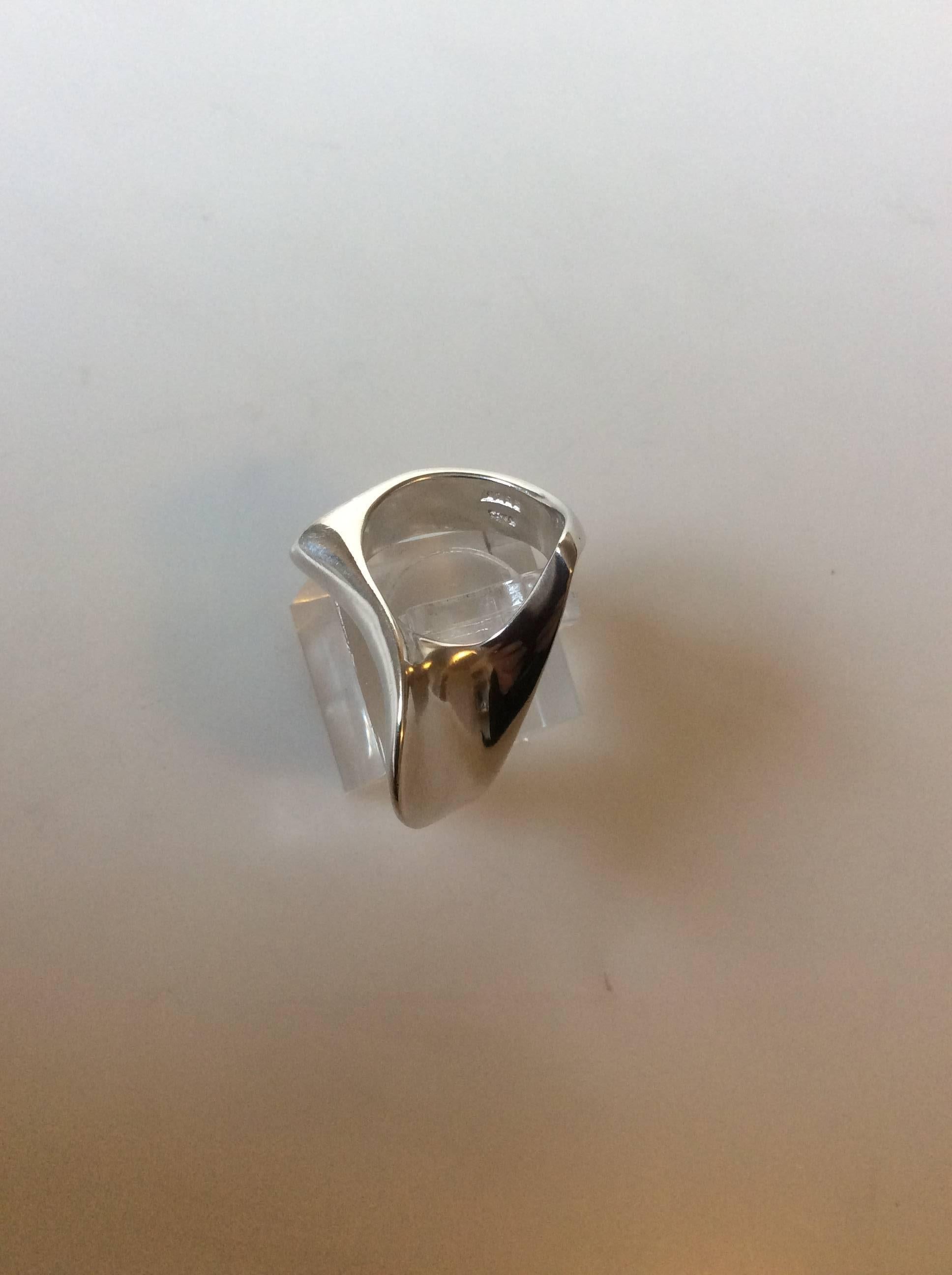 Women's Hans Hansen Sterling Silver Ring For Sale