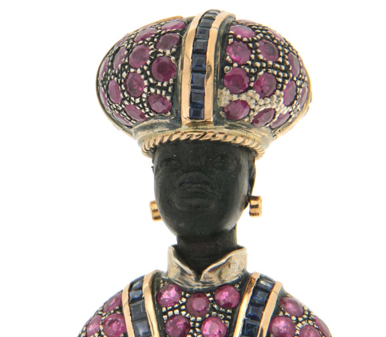 Blackmoor Gold 14 Carat Brooch at 1stDibs