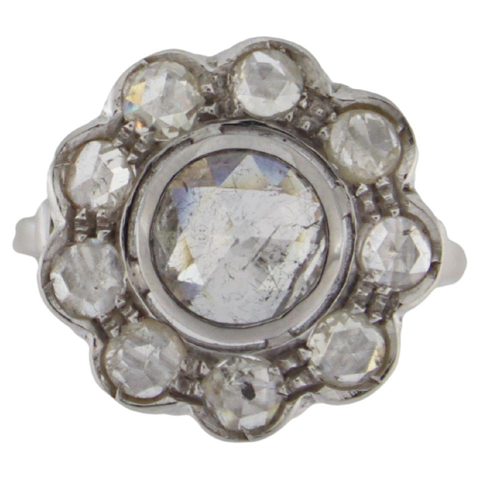 Handcraft Diamonds 18 Karat White Gold Engagement Ring