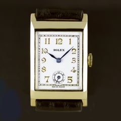 Rolex, Art Deco, Gold Wristwatch 1938
