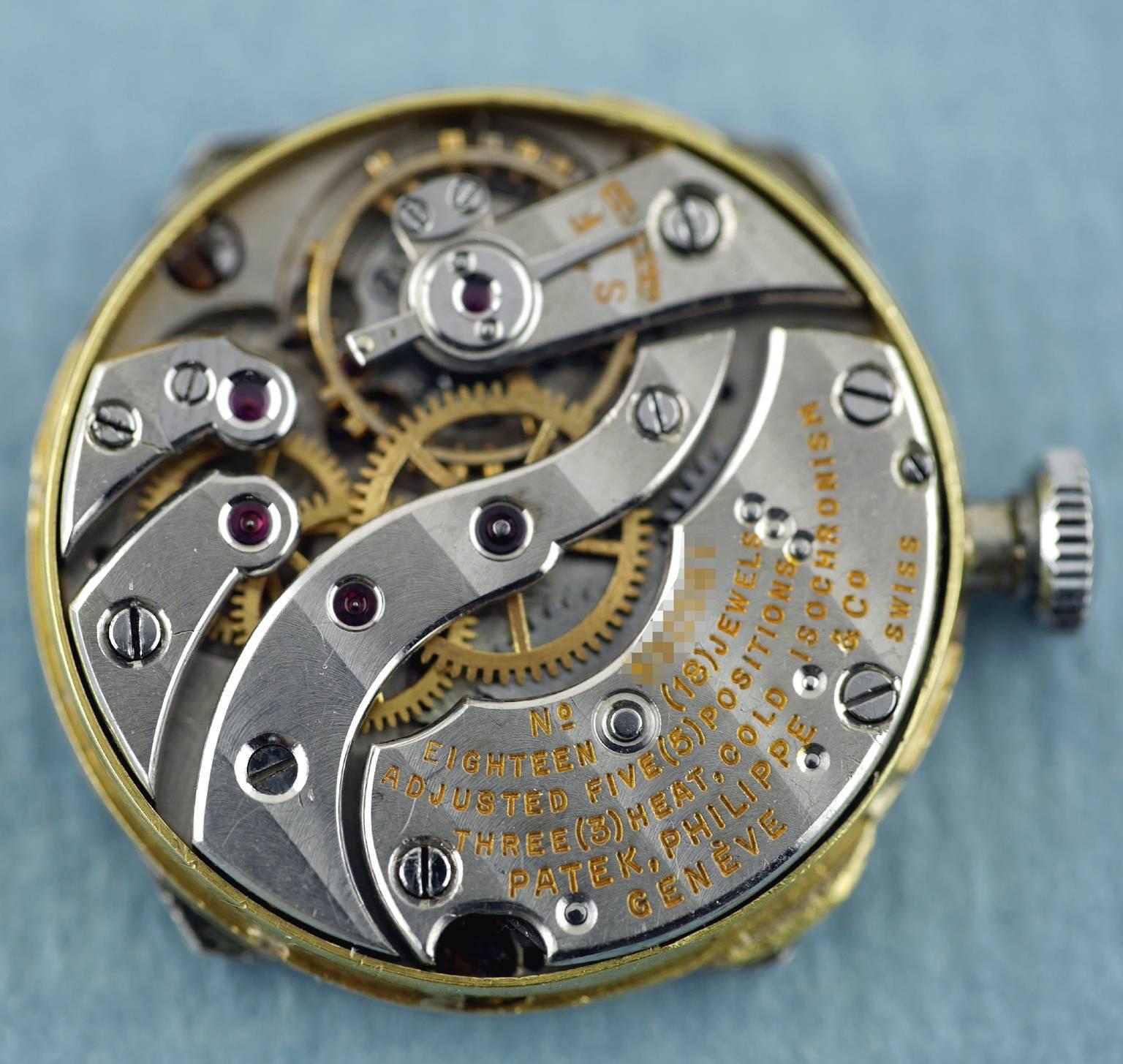 Patek Philippe Platinum Art Deco Tonneau Shaped Manual Wristwatch, 1938 2