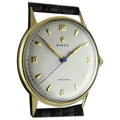 Vintage Rolex Yellow Gold Precision Wristwatch, circa 1958