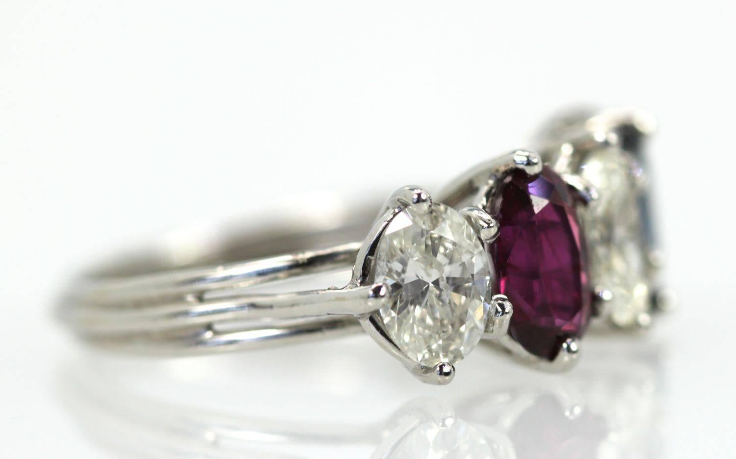 ruby sapphire and diamond ring