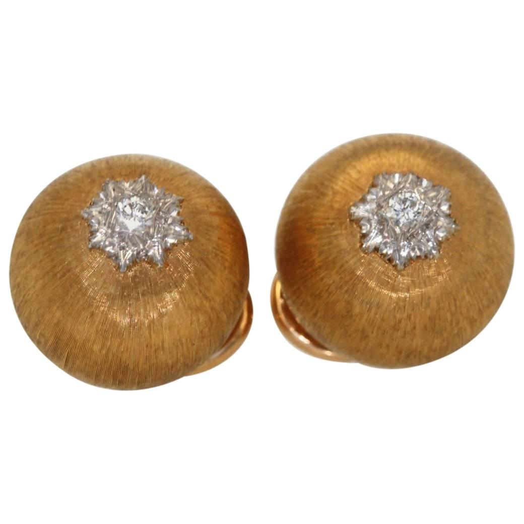 Buccellati Bombe Earrings with Diamonds