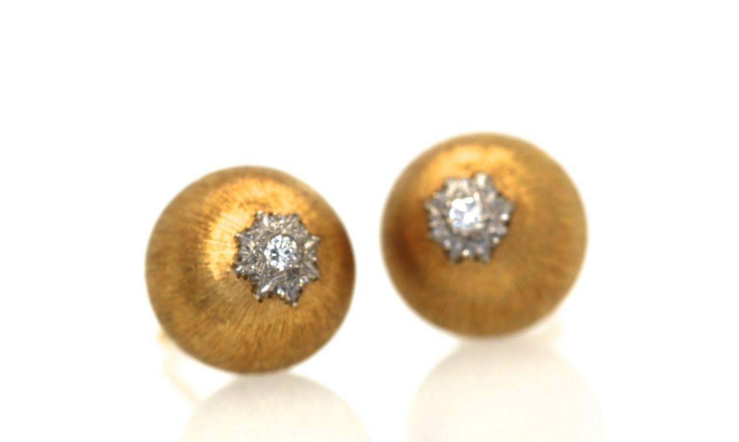 Artist Buccellati Bombe Earrings with Diamonds