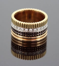 Boucheron Quatre Gelbgold Diamantband Ring