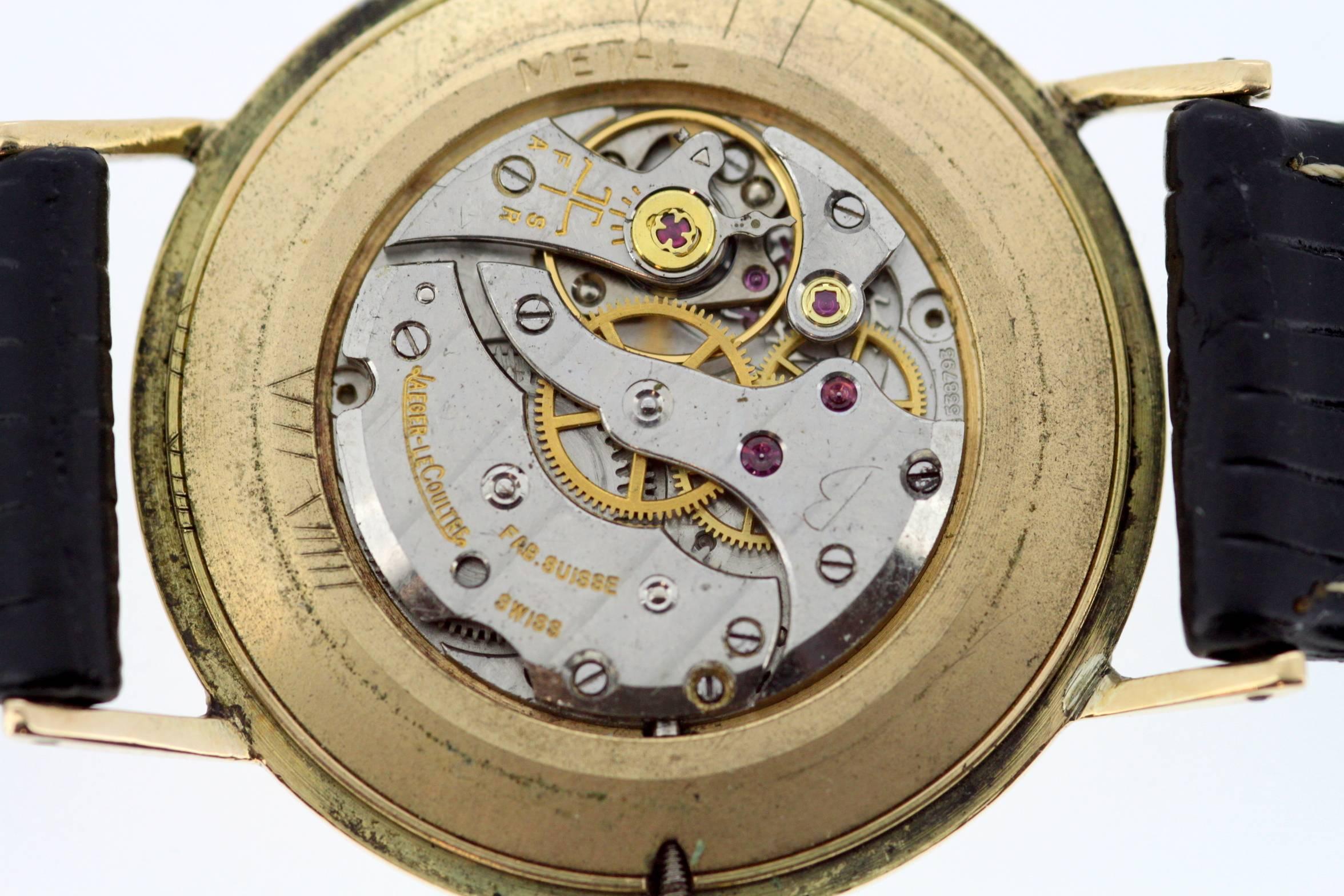 Jaeger-LeCoultre Vintage 18 Karat Gold Manual Winding Wristwatch, circa 1960s 3