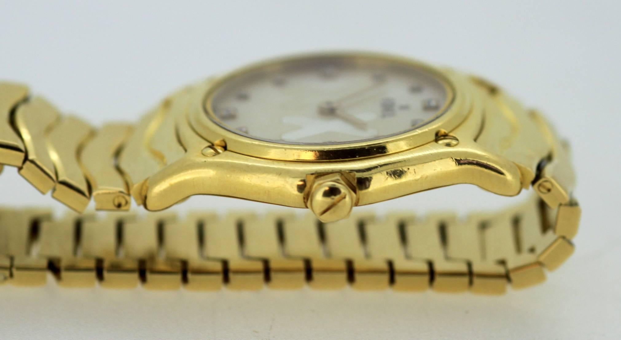 Ebel-Sport Classique Full 18 Karat Gold Wristwatch 4