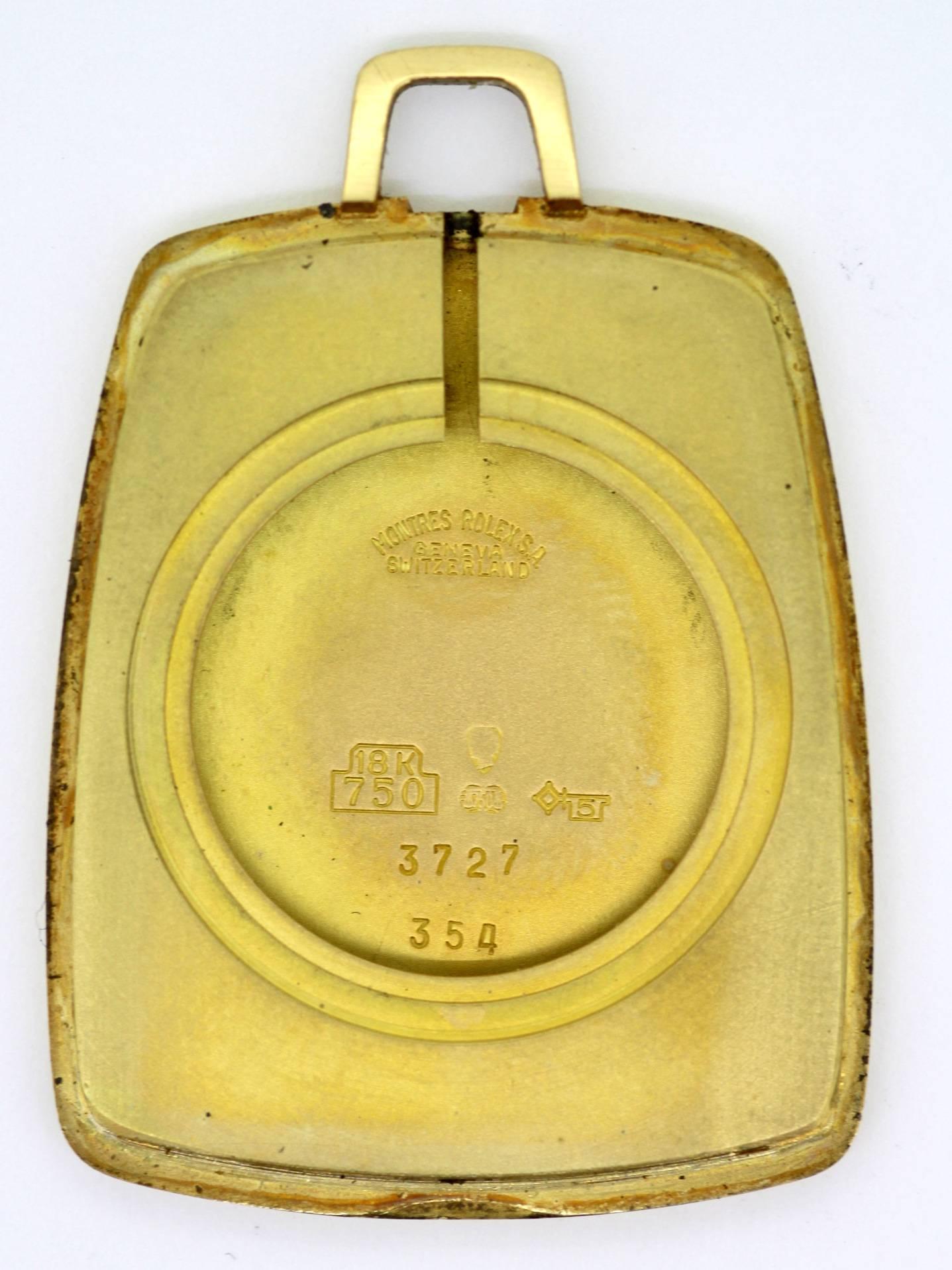 Rolex Yellow Gold Cellini Vintage Pocket Watch 1