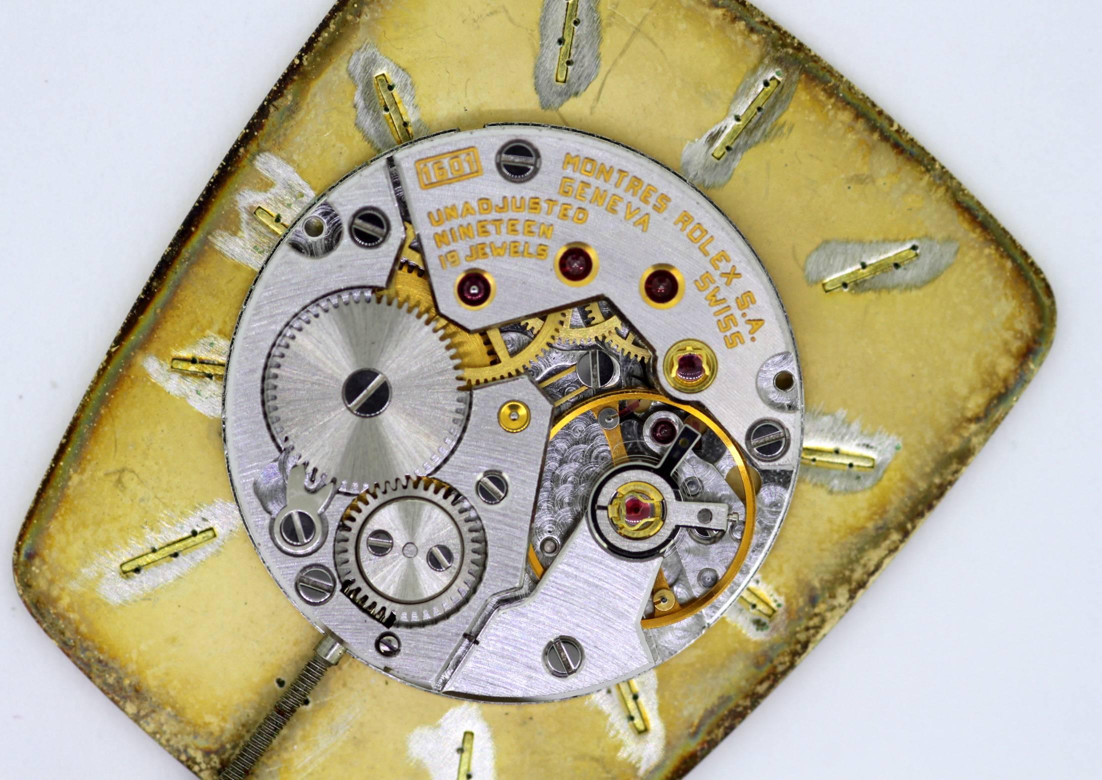 Montre de poche vintage Rolex Cellini en or jaune 4