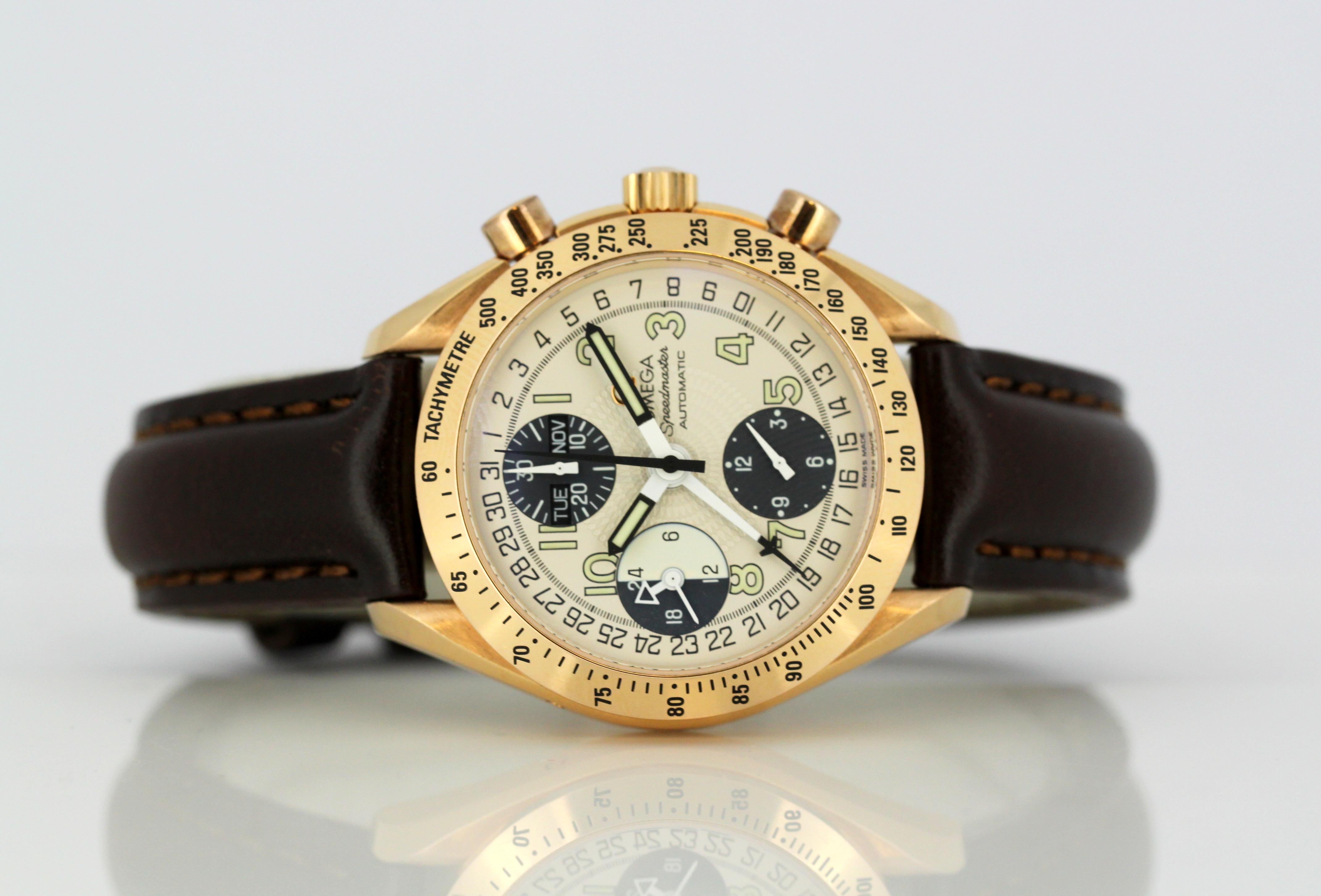 omega speedmaster day date automatic