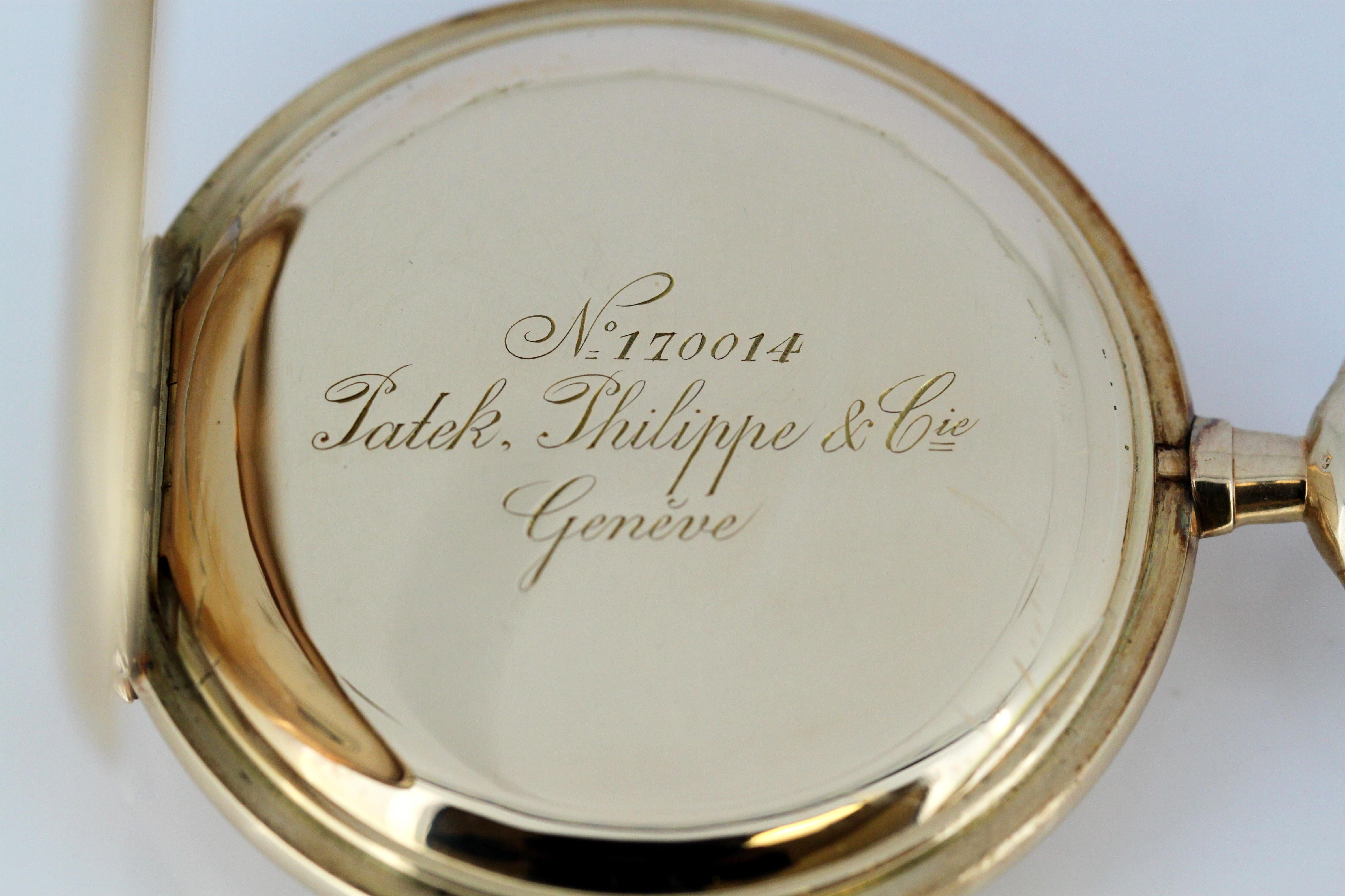 Vintage Patek Philippe 14 Karat Gold Pocket Watch, Switzerland, 1970s 4