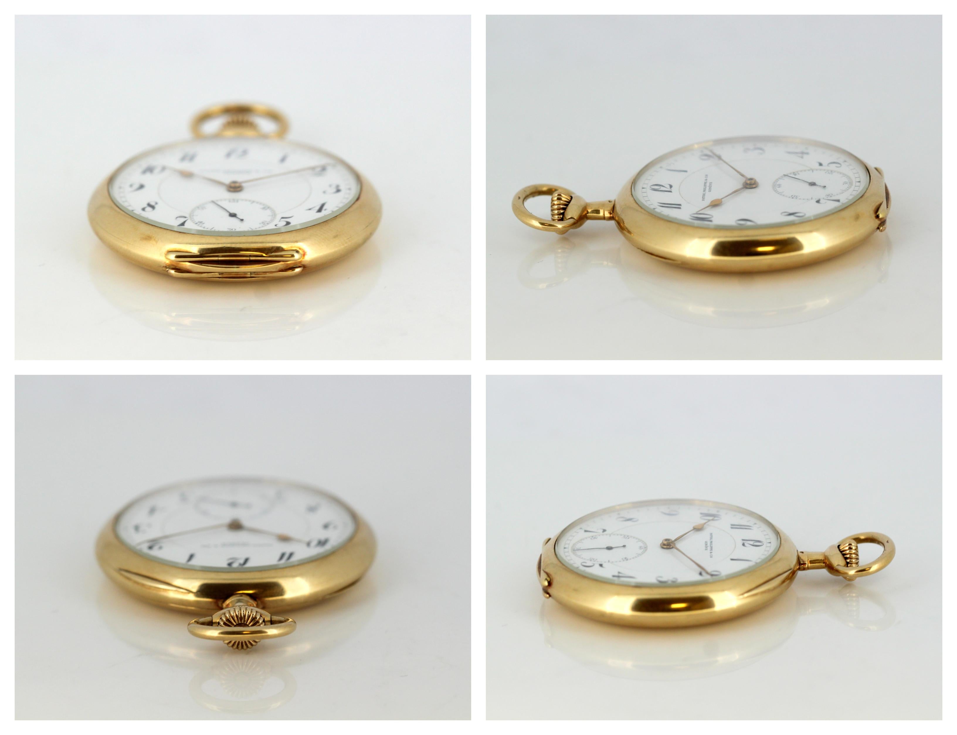 Women's or Men's Vintage Patek Philippe 14 Karat Gold Pocket Watch, Switzerland, 1970s
