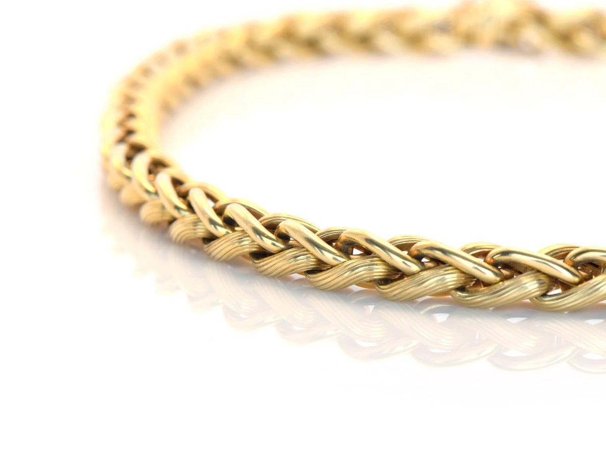 Women's Gold Chain Link Necklace For Sale