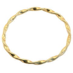 1940s Tiffany & Co. Retro Gold Bangle Bracelet