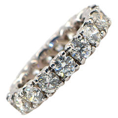 Platinum and Diamond Eternity Band
