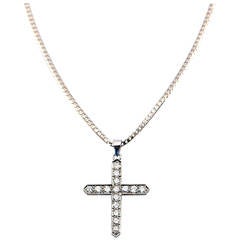 Diamond Pave Cross Pendant