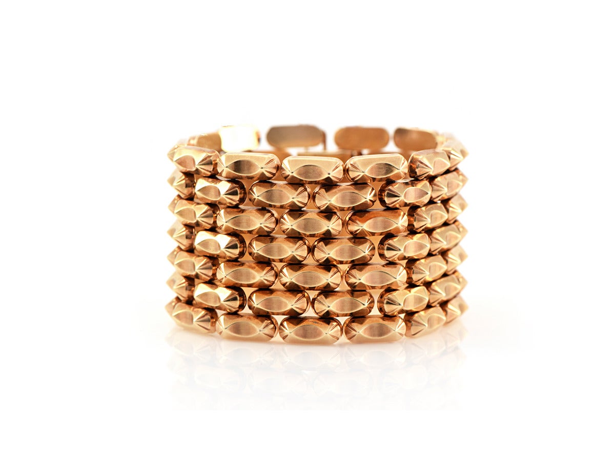 1940s Gold Retro Bracelet