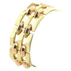 American Retro Mixed Metal Bracelet