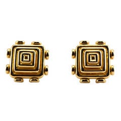 Cartier Gold Earring Clips