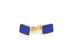 1940s Lapis and Gold Cufflinks
