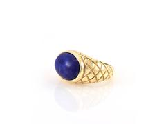 1960s Men's Lapis Gold Ring