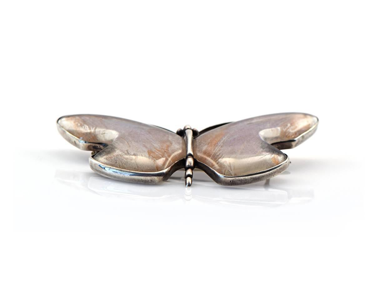 1920 Butterfly Wing Brooch In Excellent Condition In San Francisco, CA